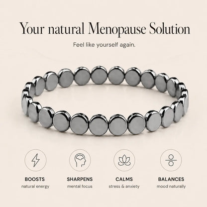 Haima Hematite Bracelet | Your Natural Menopause Solution
