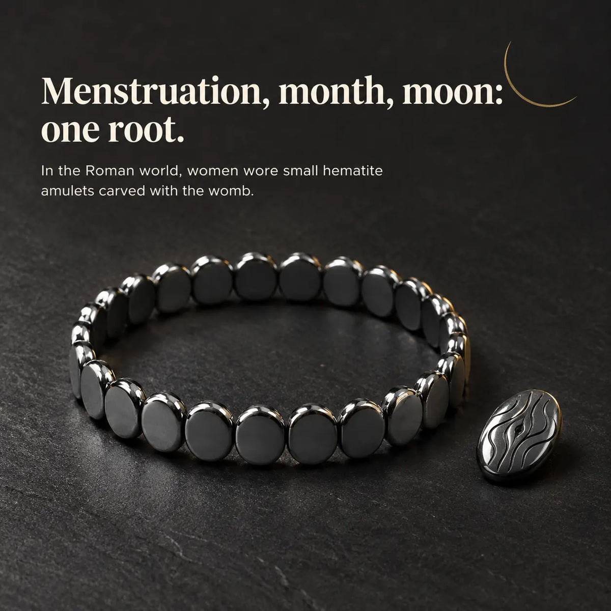 Haima Hematite Bracelet | Your Natural Solution for Your Cycle